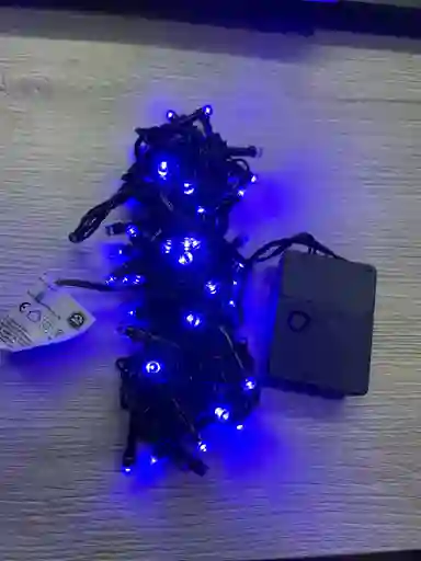 Luces De Navidad X 100 Bombillos Cable Verde Luz 7 Metros Aproximadamente Luces Navideñas Luces Para Navidad Luces De Navidad Luz De Navidad Decoracion Navideña