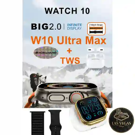 Combo Smartwatch W10 Ultra Max + Tws ⌚️🎧