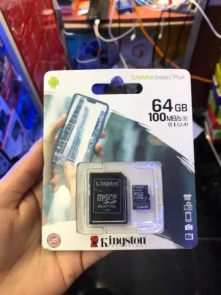 Tarjeta De Memoria Micro Sd 64 Gb Kingston Canvas Select Plus