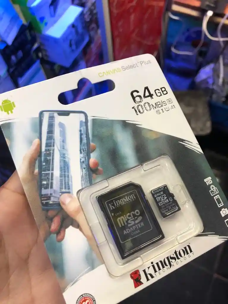Tarjeta De Memoria Micro Sd 64 Gb Kingston Canvas Select Plus
