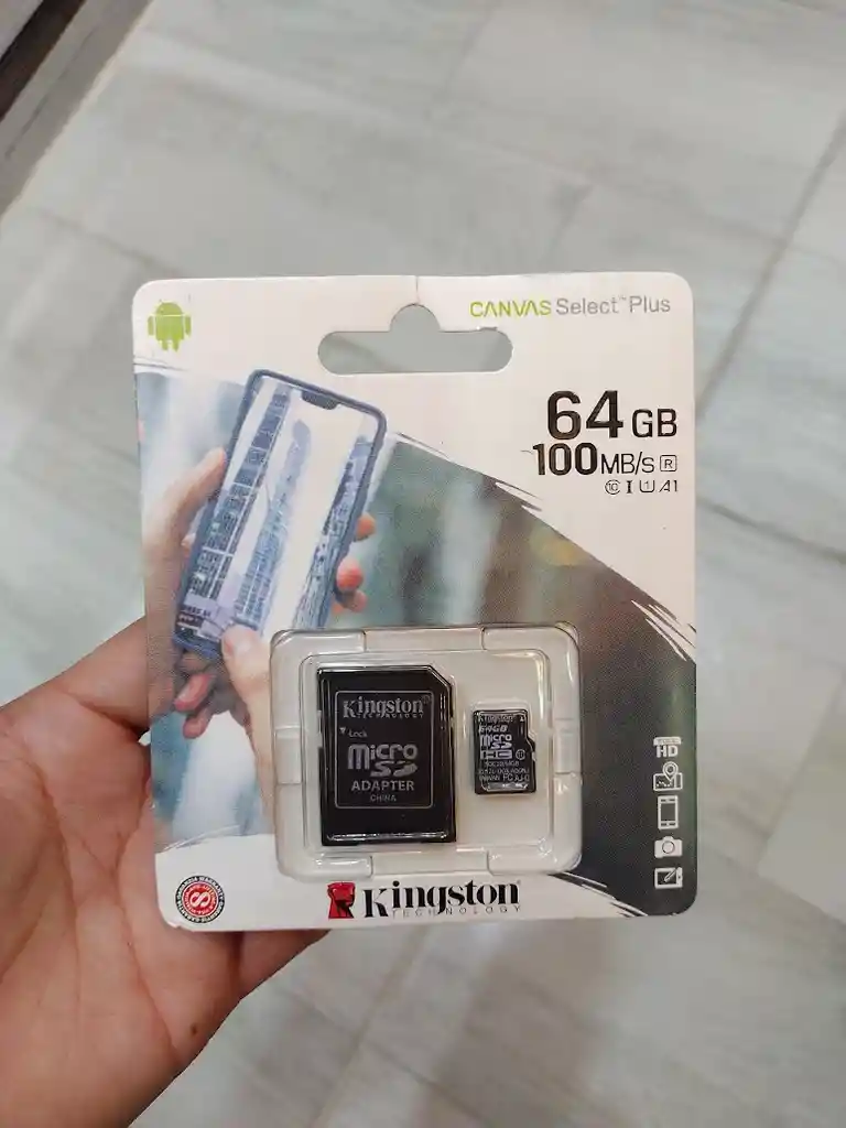 Tarjeta De Memoria Micro Sd 64 Gb Kingston Canvas Select Plus