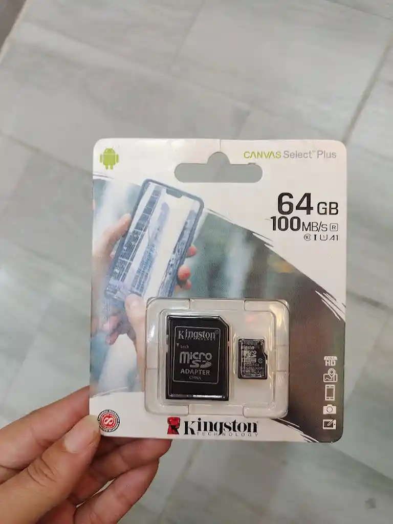 Tarjeta De Memoria Micro Sd 64 Gb Kingston Canvas Select Plus