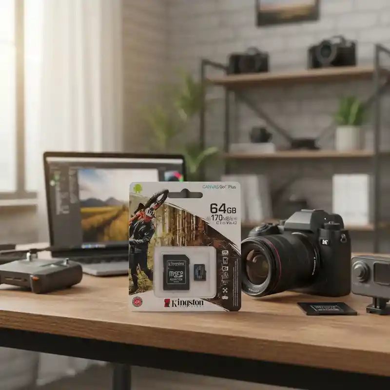Tarjeta De Memoria Micro Sd 64 Gb Kingston Canvas Go Plus