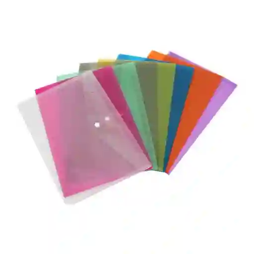 Sobre Plástico Broche Oficio Vertical-horizontal Colores