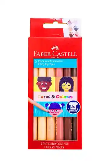 Eco Lápices Caras Y Colores 6/12 Faber Castell