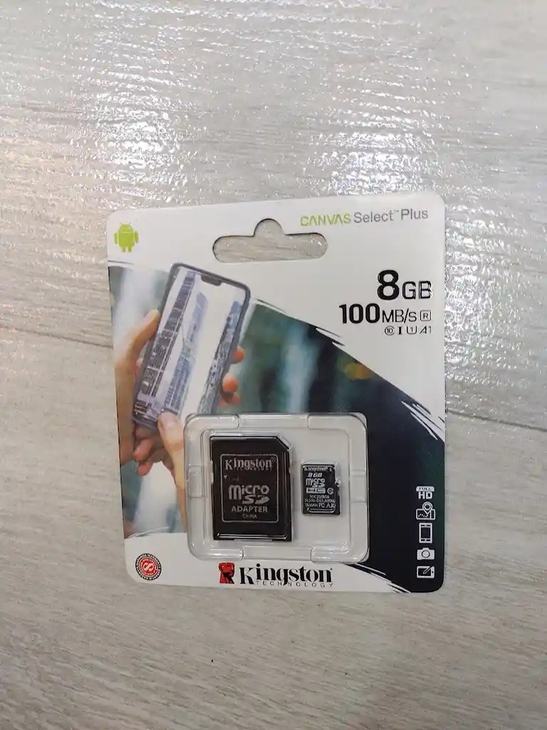Tarjeta De Memoria Micro Sd Con Adaptador 8 Gb Kingston