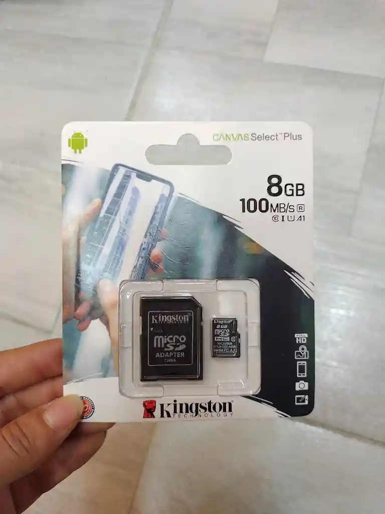 Tarjeta De Memoria Micro Sd Con Adaptador 8 Gb Kingston