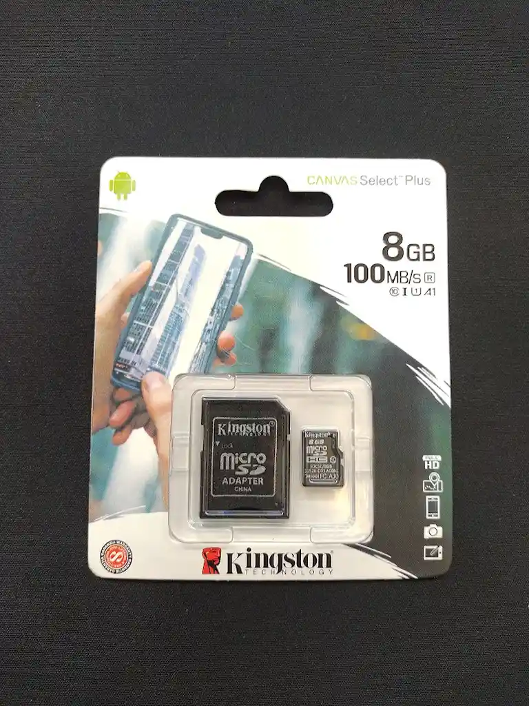 Tarjeta De Memoria Micro Sd Con Adaptador 8 Gb Kingston