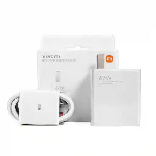 Cargador Tipo C Completo Xiaomi Turbo 67w Rapido