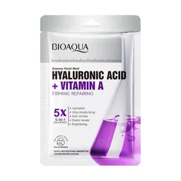 Mascarilla Facial Acido Hialuronico + Vitamina A Bioaqua Ref Bqy42316