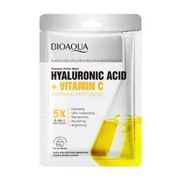 Mascarilla Facial Acido Hialuronico + Vitamina C Bioaqua Ref Bqy42323