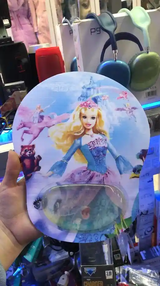 Mouse Pad Ergonomico Barbie
