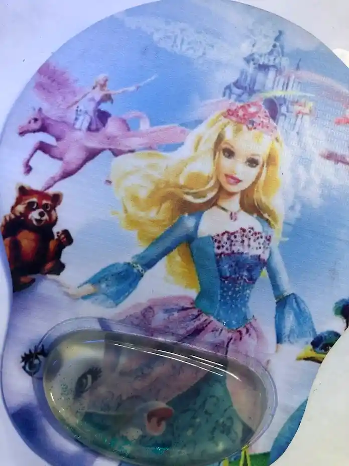 Mouse Pad Ergonomico Barbie