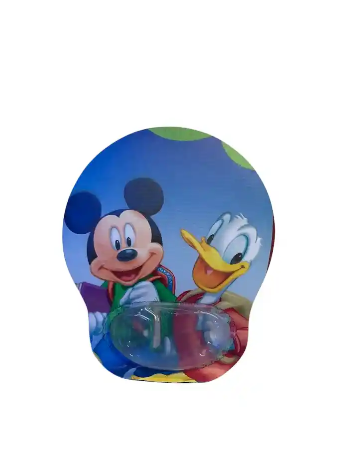 Pad Mouse Ergonomico Mickey Mouse Y Pato Donald