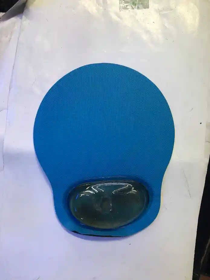 Mouse Pad Ergonomico Azul Claro