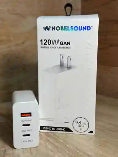 Cargador Gan 120w | Potencia Extrema 🚀⚡️