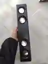Barra De Sonido Parlante Negro Inalámbrico Con Luces