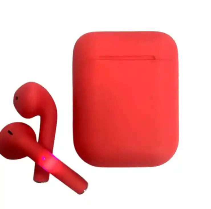 Audifonos Inalambricos Mate Rojo Bluetooth