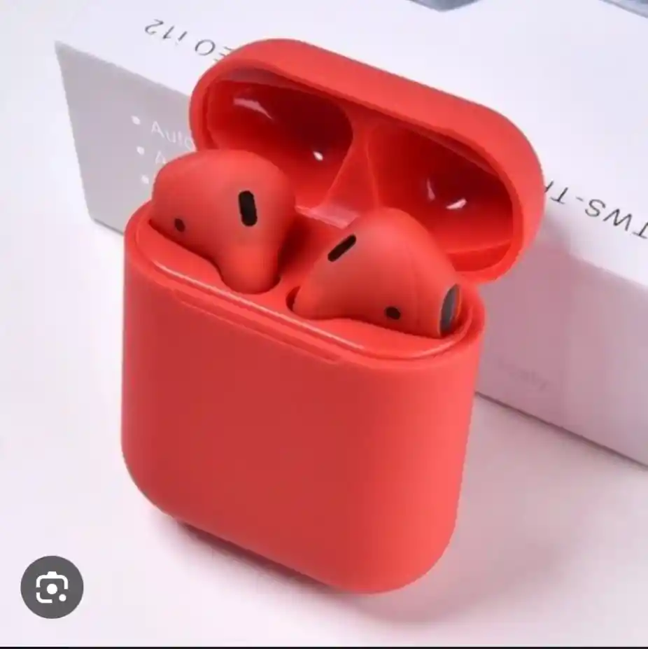 Audifonos Inalambricos Mate Rojo Bluetooth