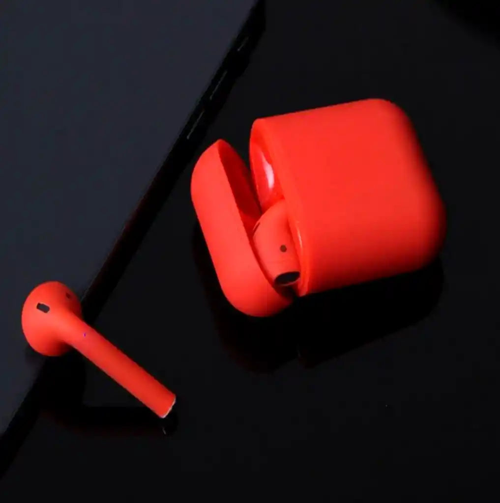 Audifonos Inalambricos Mate Rojo Bluetooth