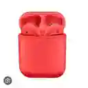 Audifonos Inalambricos Mate Rojo Bluetooth