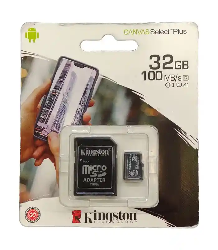 Tarjeta De Memoria Micro Sd Con Adaptador 32 Gb Kingston