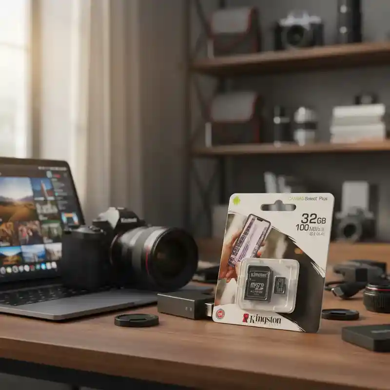 Tarjeta De Memoria Micro Sd Con Adaptador 32 Gb Kingston