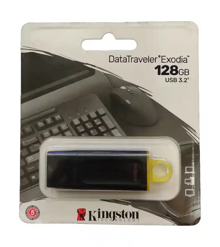 Memoria Usb Kingston 128 Gb Color Negro