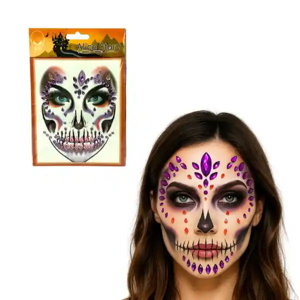 Gemas Maquillaje Artístico Halloween
