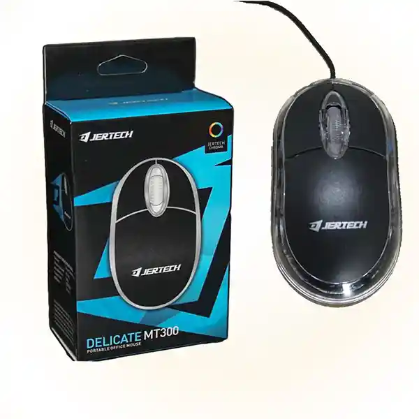 Mouse Pequeño Con Cable Jertech Led