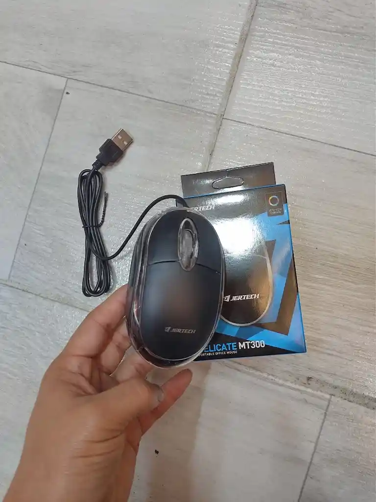 Mouse Pequeño Con Cable Jertech Led