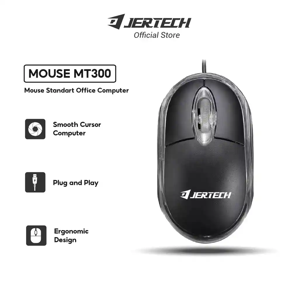 Mouse Pequeño Con Cable Jertech Led