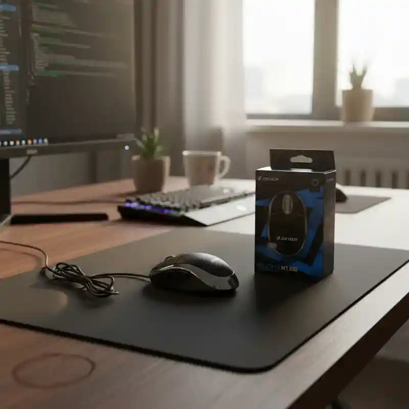 Mouse Pequeño Con Cable Jertech Led