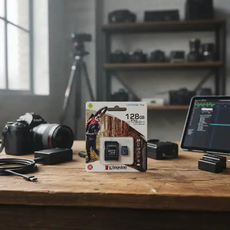 Tarjeta De Memoria Kingston Micro Sd Con Adaptador 128 Gb