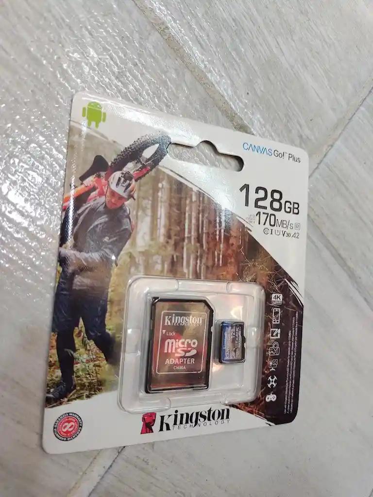 Tarjeta De Memoria Kingston Micro Sd Con Adaptador 128 Gb