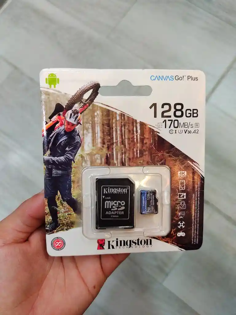 Tarjeta De Memoria Kingston Micro Sd Con Adaptador 128 Gb
