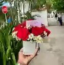 Mini Caja De Rosas