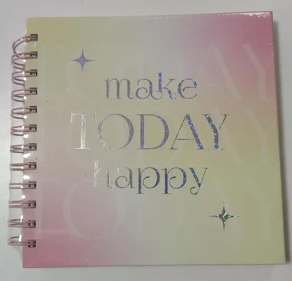 Agenda Argollada Cuadric/rayada 120h Degrade