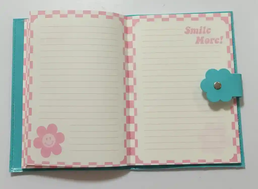 Agenda Flor A5 96h 14.8x21cm