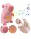 Peluche Capibara Cafe Respira Tiene Movimiento Luz Y Música Juguete Niños Niñas