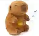 Peluche Capibara Cafe Respira Tiene Movimiento Luz Y Música Juguete Niños Niñas