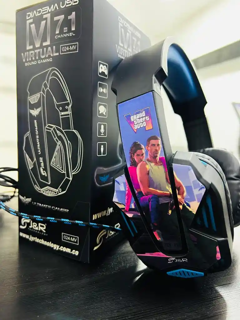 Diadema Gamer Gta Usb