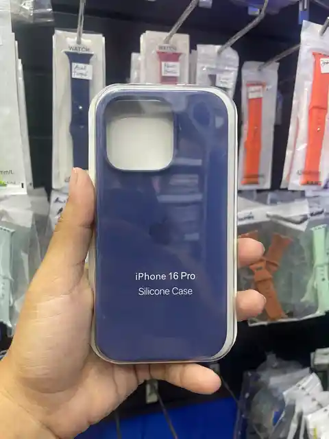 Iphone 16 Pro | Color Azul Tormenta | Silicone Case | Rigido | Carcasa Protectora | Antihumedad