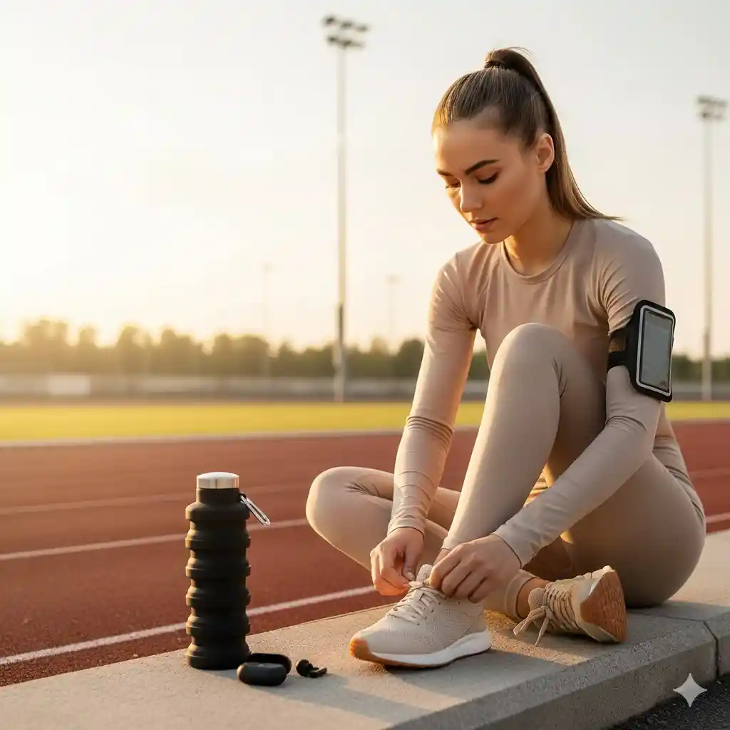 Botella Plegable Negra 500 Ml