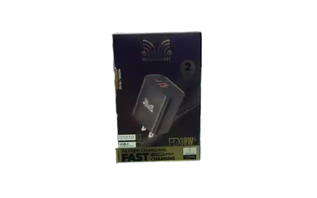 Cubo Adaptador Carga Rápida De 38 W Con Doble Puerto Alta Calidad