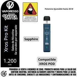 Dispositivo Vaporesso Xros Pro Kit Sapphire