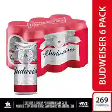 Cerveza Budweiser Six Pack