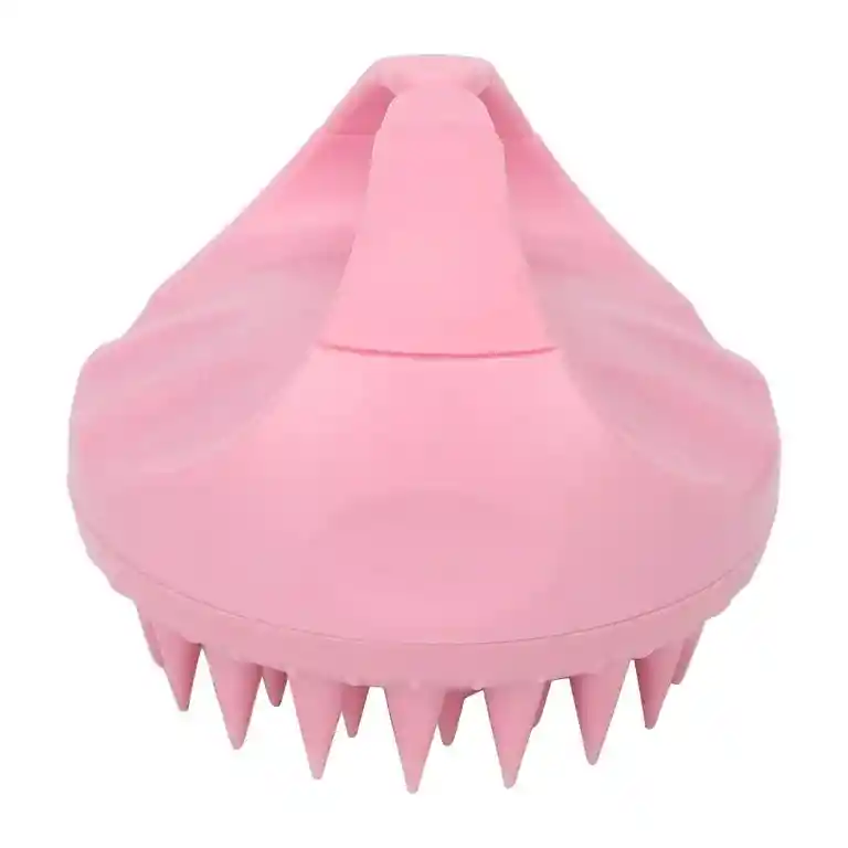 Cepillo Masajeador Capilar De Silicona Para Cuero Cabelludo