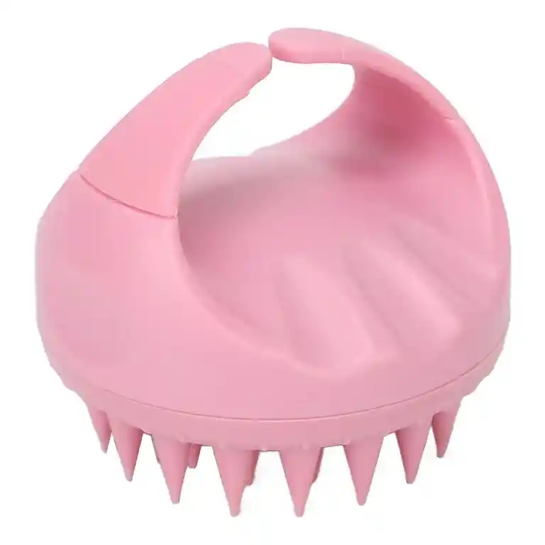 Cepillo Masajeador Capilar De Silicona Para Cuero Cabelludo