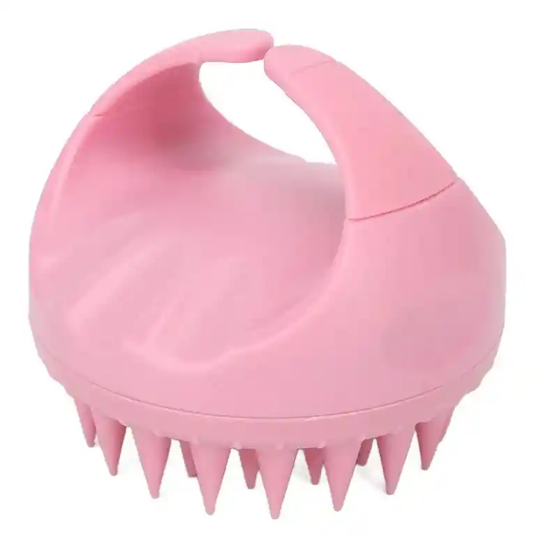Cepillo Masajeador Capilar De Silicona Para Cuero Cabelludo